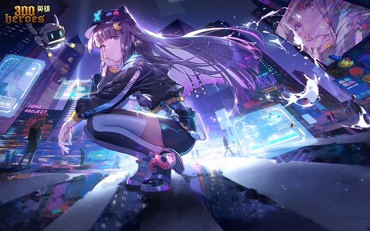 【300英雄新皮肤】帕秋莉-电玩之灵,皮肤演示与新技能逻辑讲解,简单了