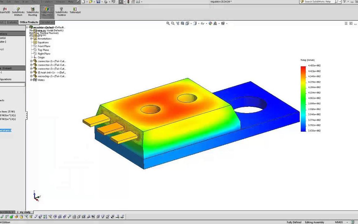 SOLIDWORKS 热仿真快速教程Quick Tip  Thermal Study Introduction哔哩哔哩bilibili