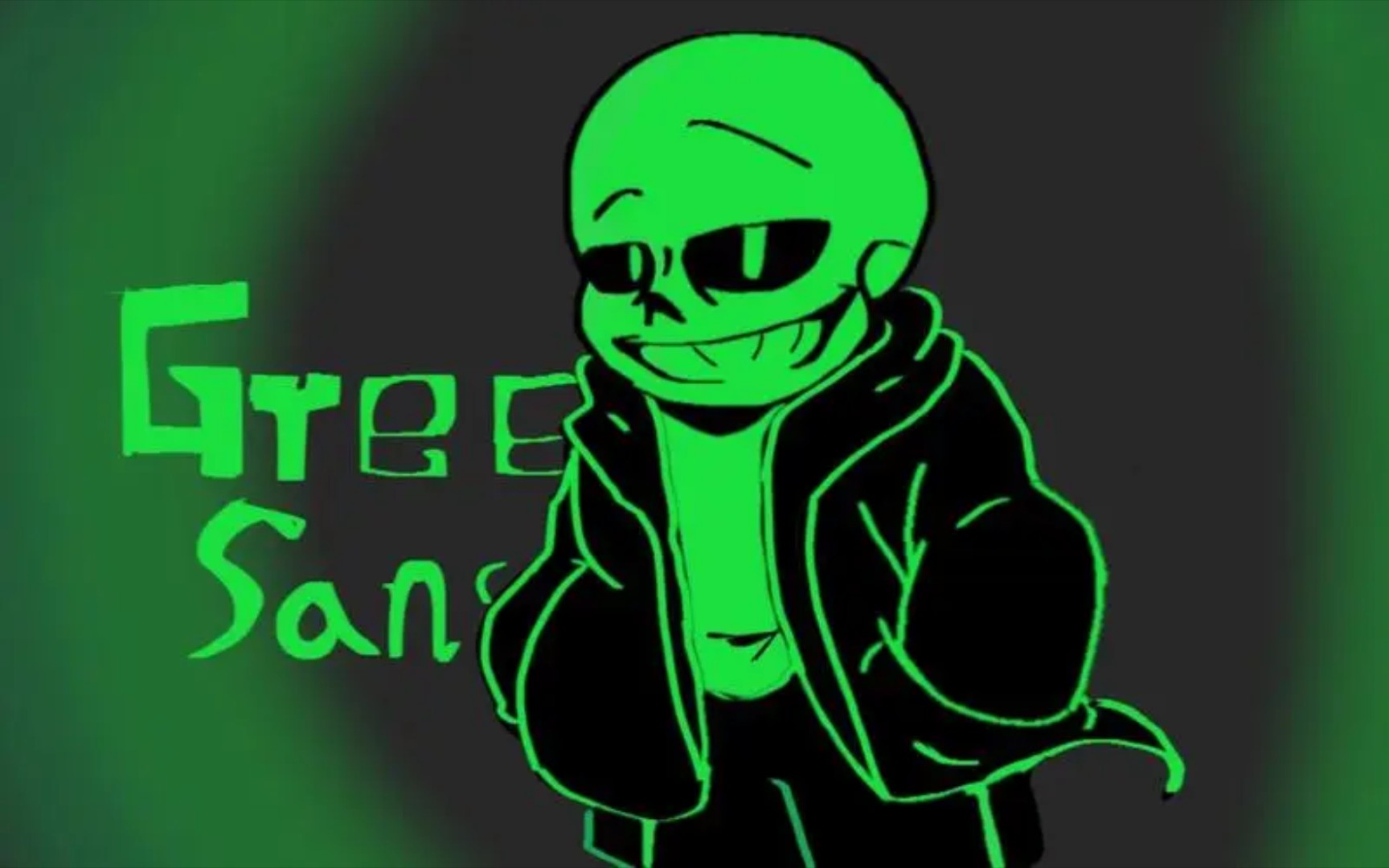 sans收集录一一green sans!!!哔哩哔哩bilibili传说之下