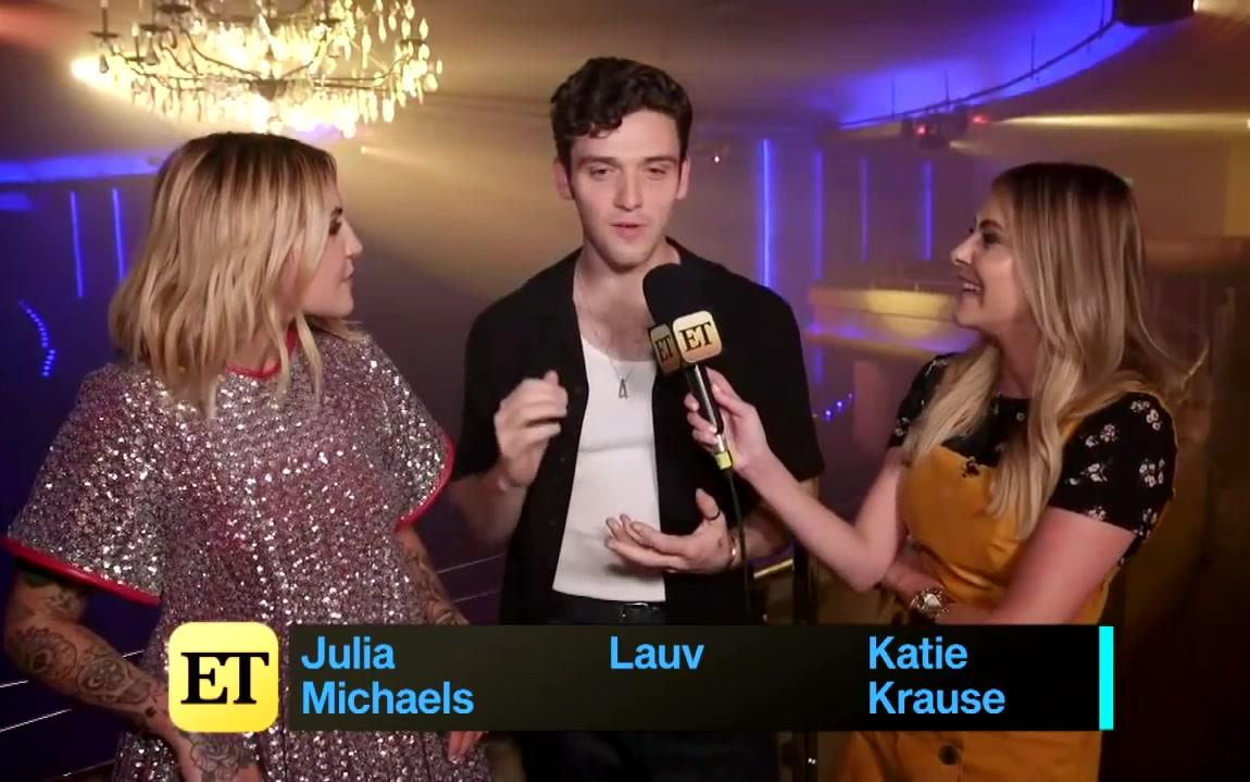 julia michaels and lauv- theres no way music video behind the