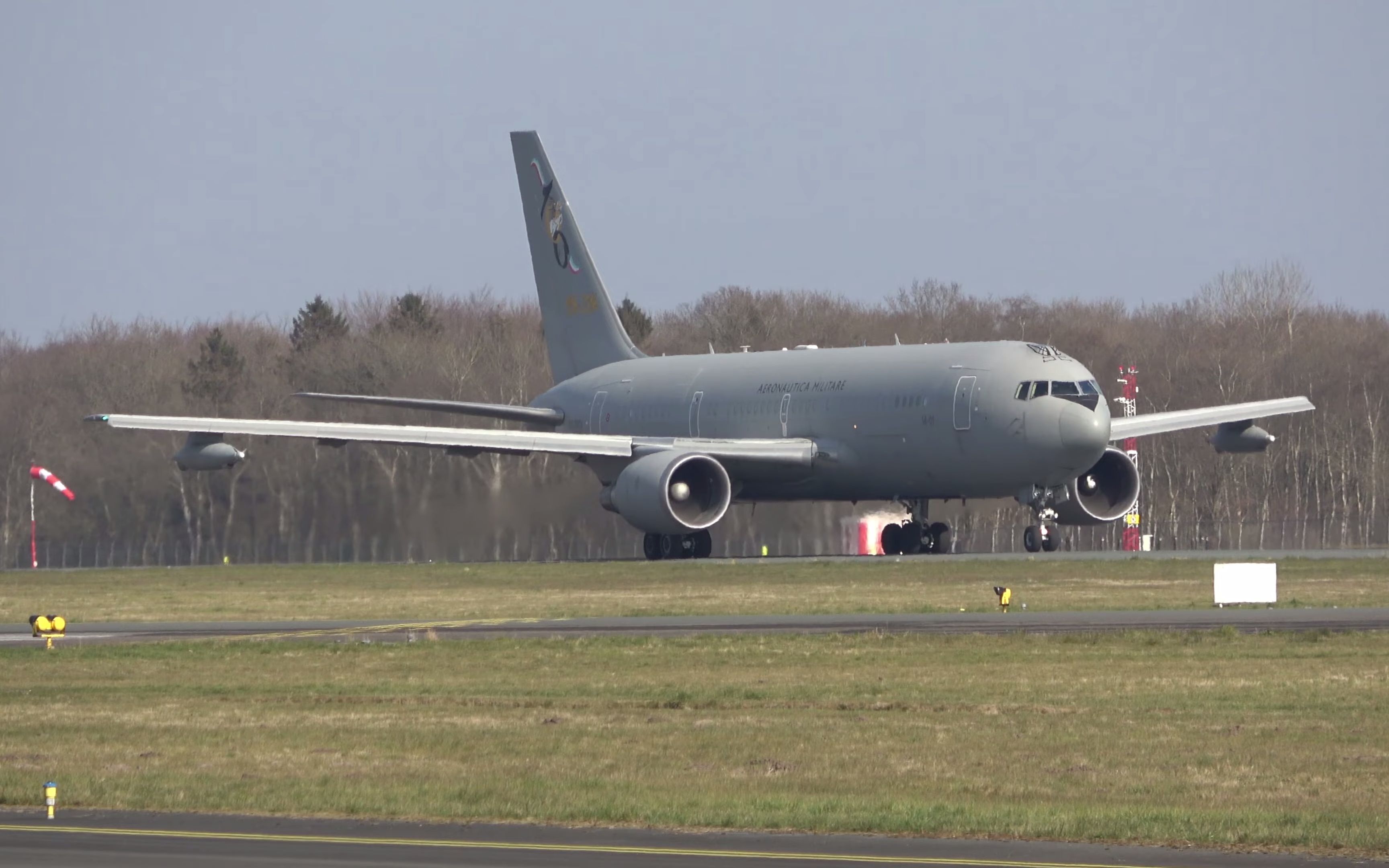 意大利空军kc-767a|格罗宁根-埃尔德机场|4k
