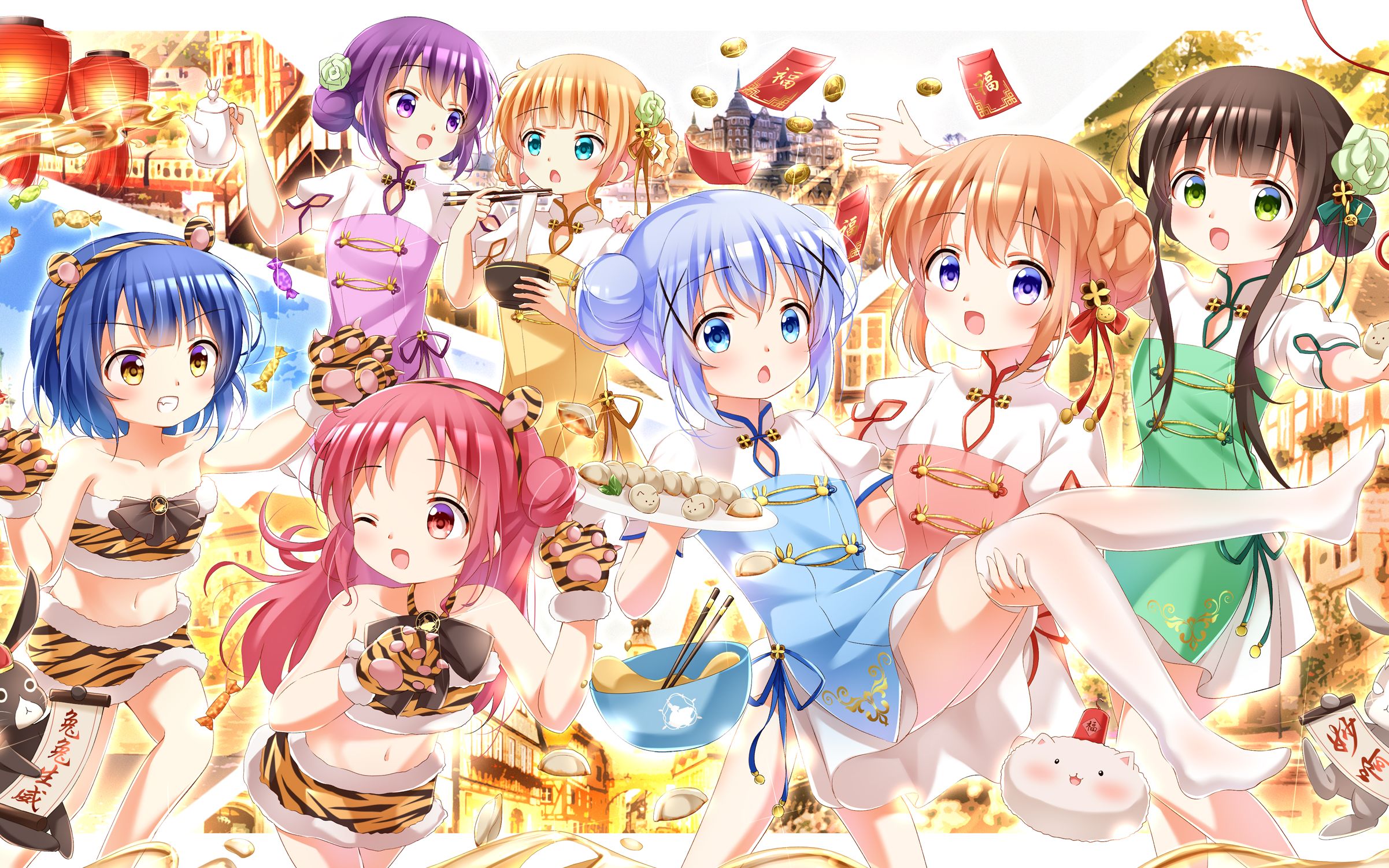 【全员向】2022点兔拜年祭新春贺图の作画过程_哔哩哔哩_bilibili