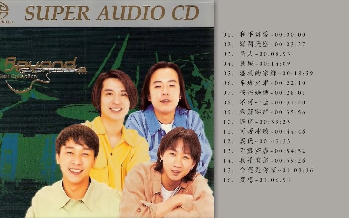 [图]Beyond - 《精选发烧限量版 BEYOND Best Collection》SACD