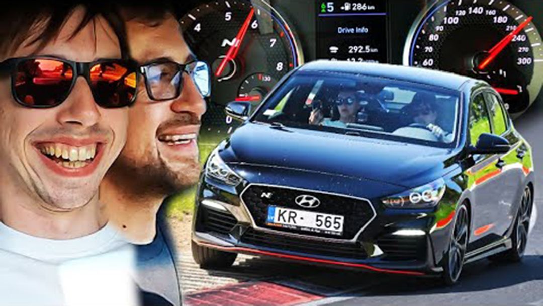 现代i30n跑纽北 | misha charoudin - hyundai i30 n fastback 纽博