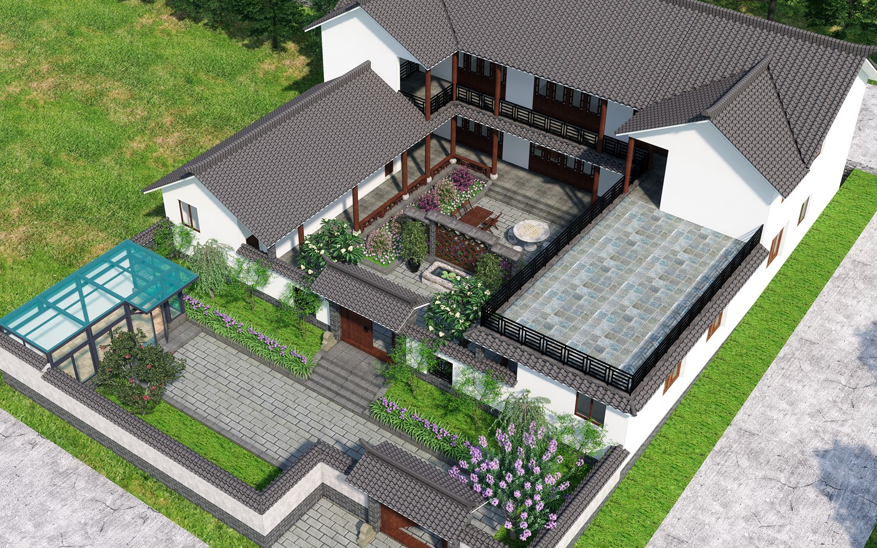 调整 双院式二进院落式_哔哩哔哩 (゜-゜)つロ 干杯~-bilibili