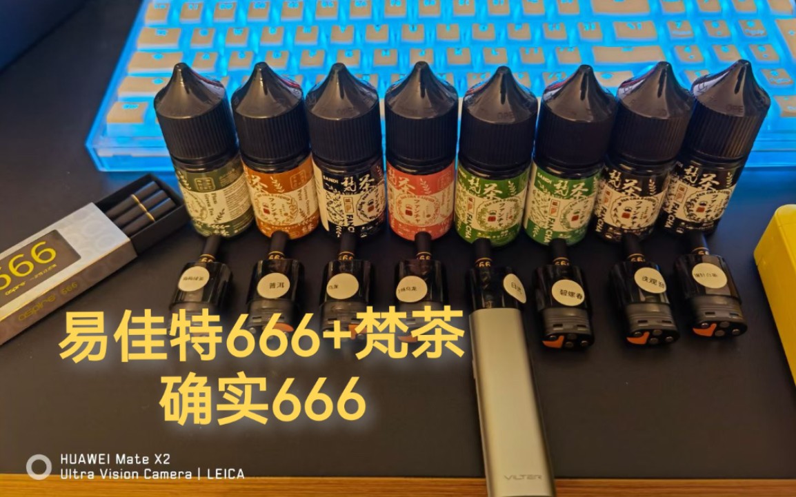 易佳特666+梵茶系列的测评体验.哔哩哔哩bilibili