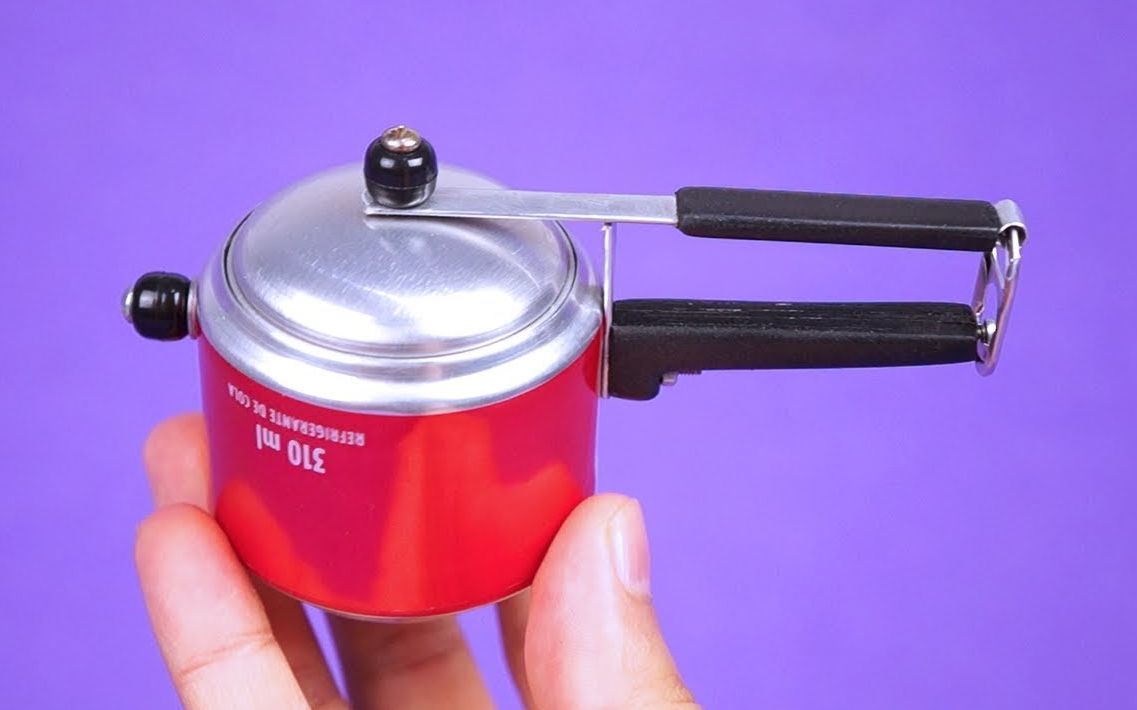 易拉罐制作压力锅可乐瓶手工diy高压锅