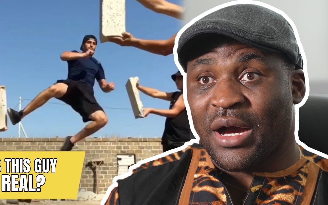 【中字】ufc重量级冠军铁血纳干诺看炫酷特技反应_哔哩哔哩_bilibili