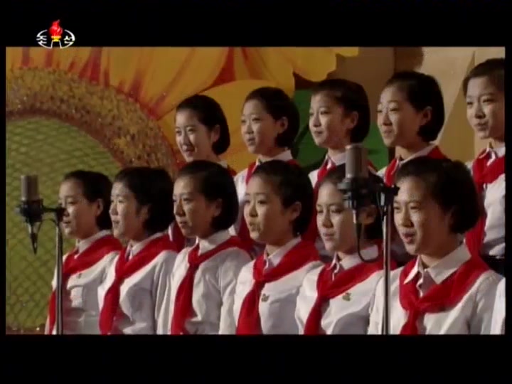 [图]【朝鲜歌曲】朝鲜少年团进行曲·为了元帅时刻准备着