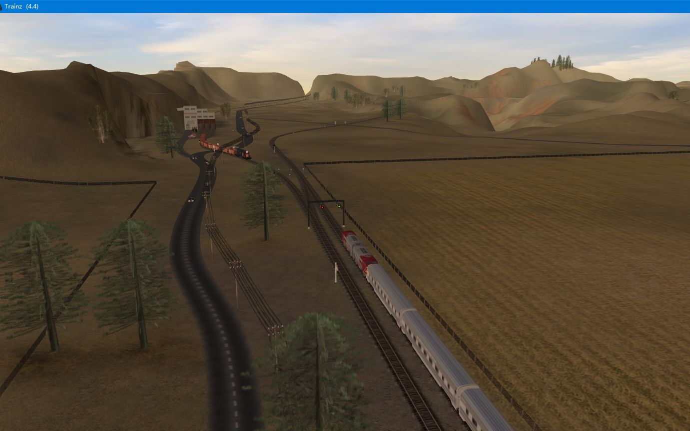 模拟火车2009美国图试玩 (Trainz Simulator 2009 SP4)模拟火车