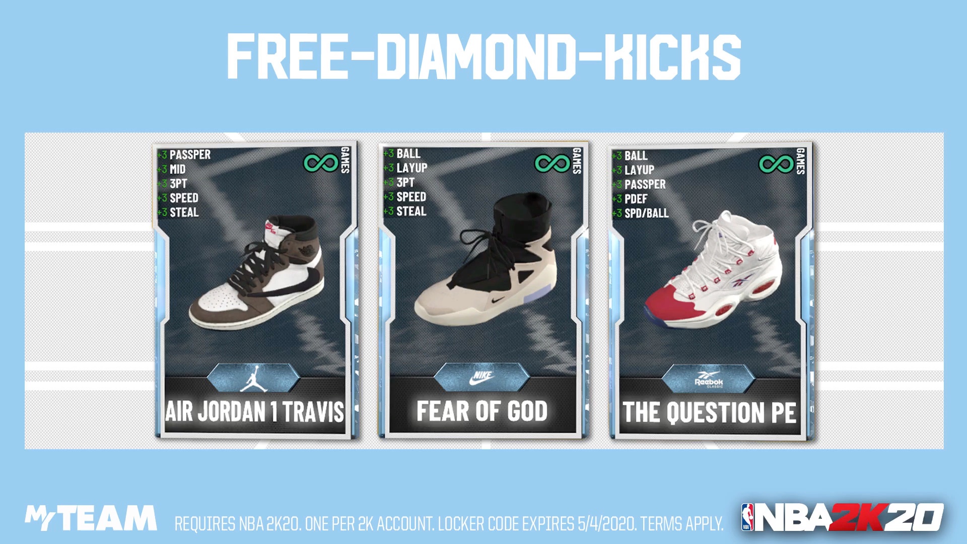 nba2k20mt模式最新储物柜代码钻石球鞋