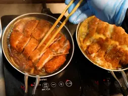 Download Video: 【日本美食】只有九个吧台座位的炸猪排小餐厅，一天能卖200份炸猪排盖浇饭