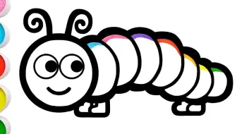 彩虹着色和绘图 为孩子和幼儿学习英语和颜色 绘画玩具艺术 哔哩哔哩 Bilibili