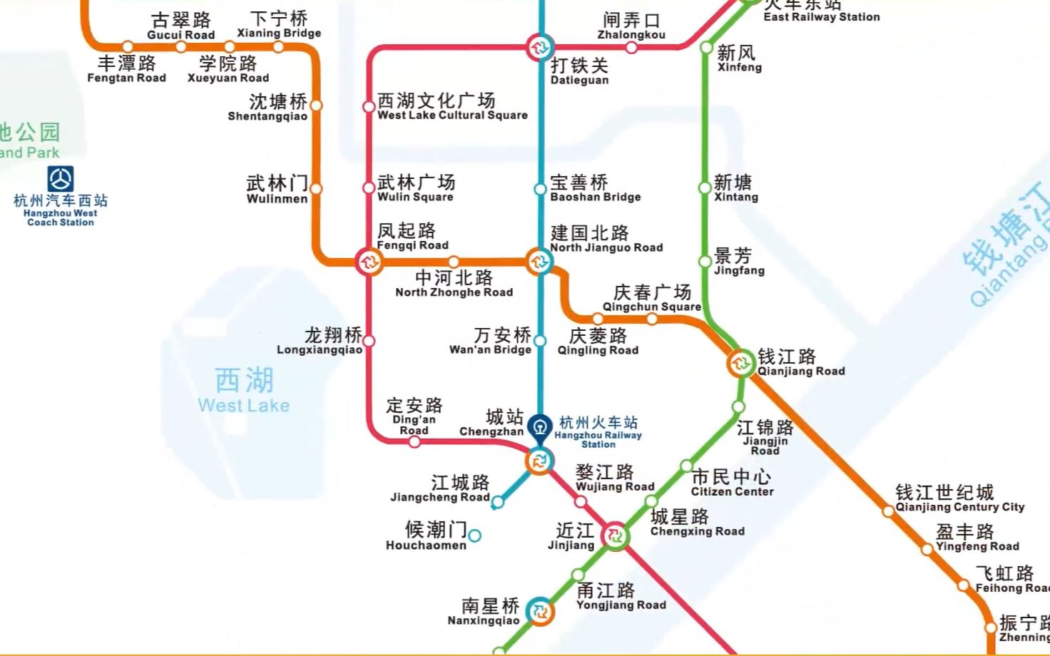 【杭州地铁】2012-2022线路发展动态展示_哔哩哔哩 (゜-゜)つロ 干杯