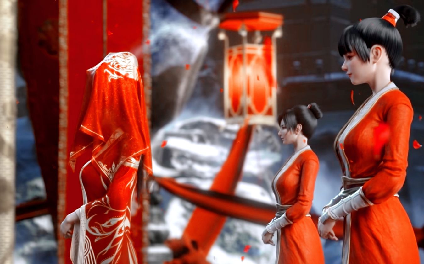 云韵身穿绝美婚服登场!【斗破苍穹】