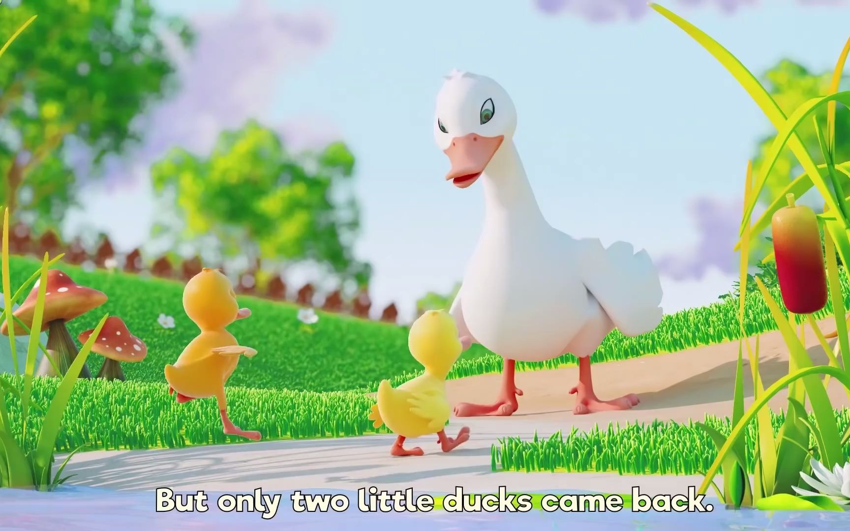 [图]15 Five Little Ducks - THE BEST Songs for Children _ LooLoo Kids