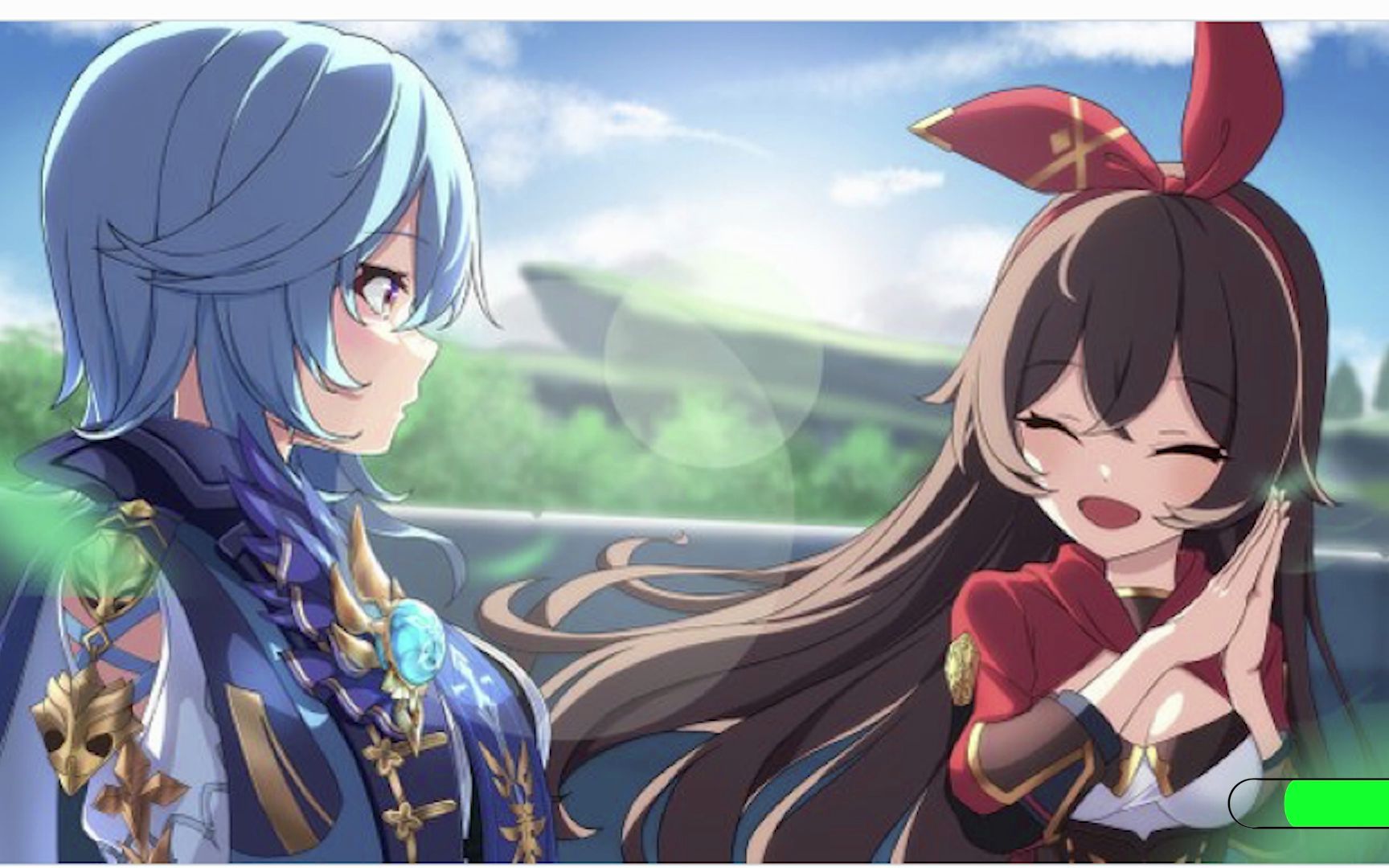 【原神日服熟肉】雪山优菈安柏cp发糖,日本玩家评论:磕疯了_原神