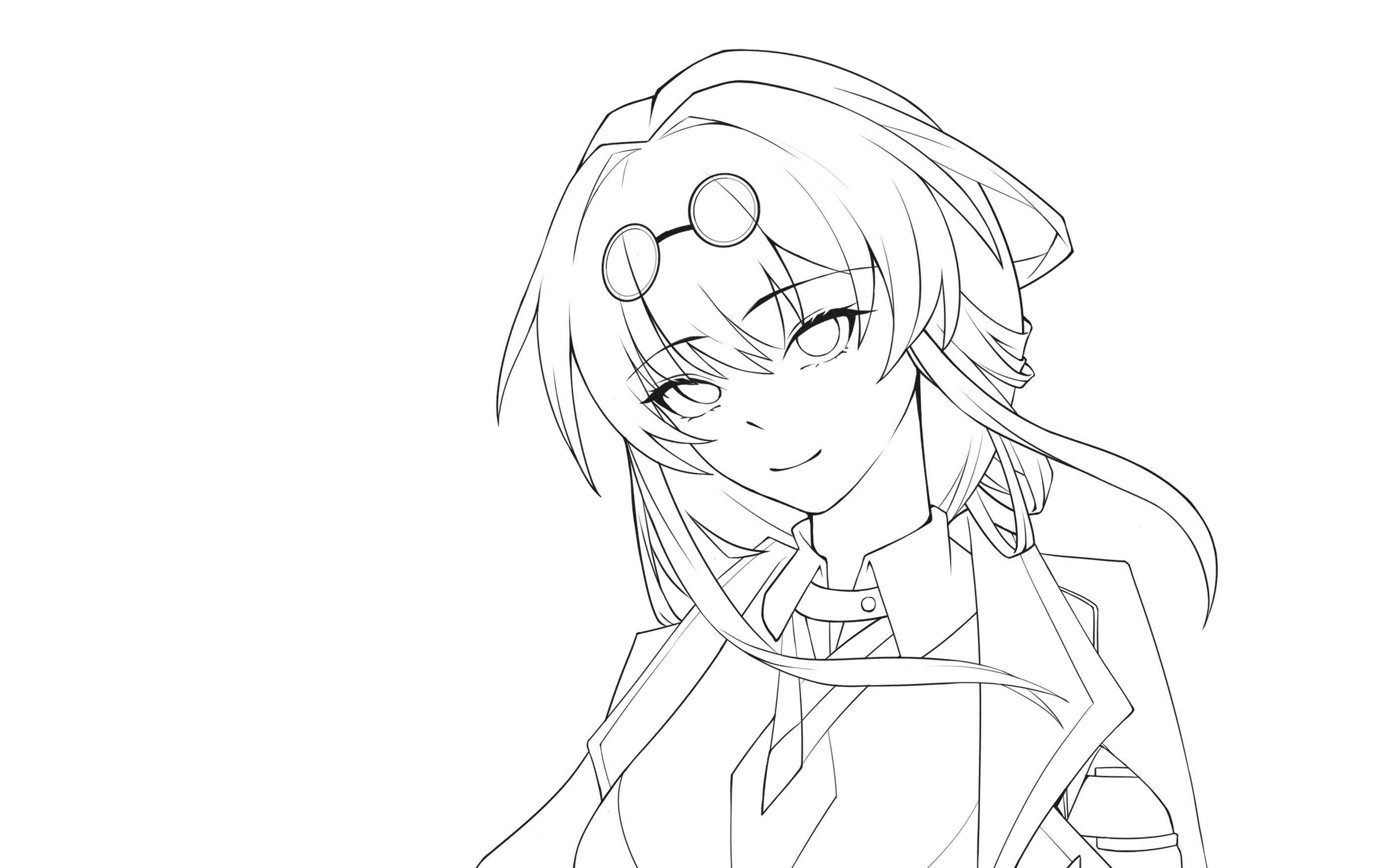 崩坏星穹铁道 卡芙卡 妈妈 线稿过程