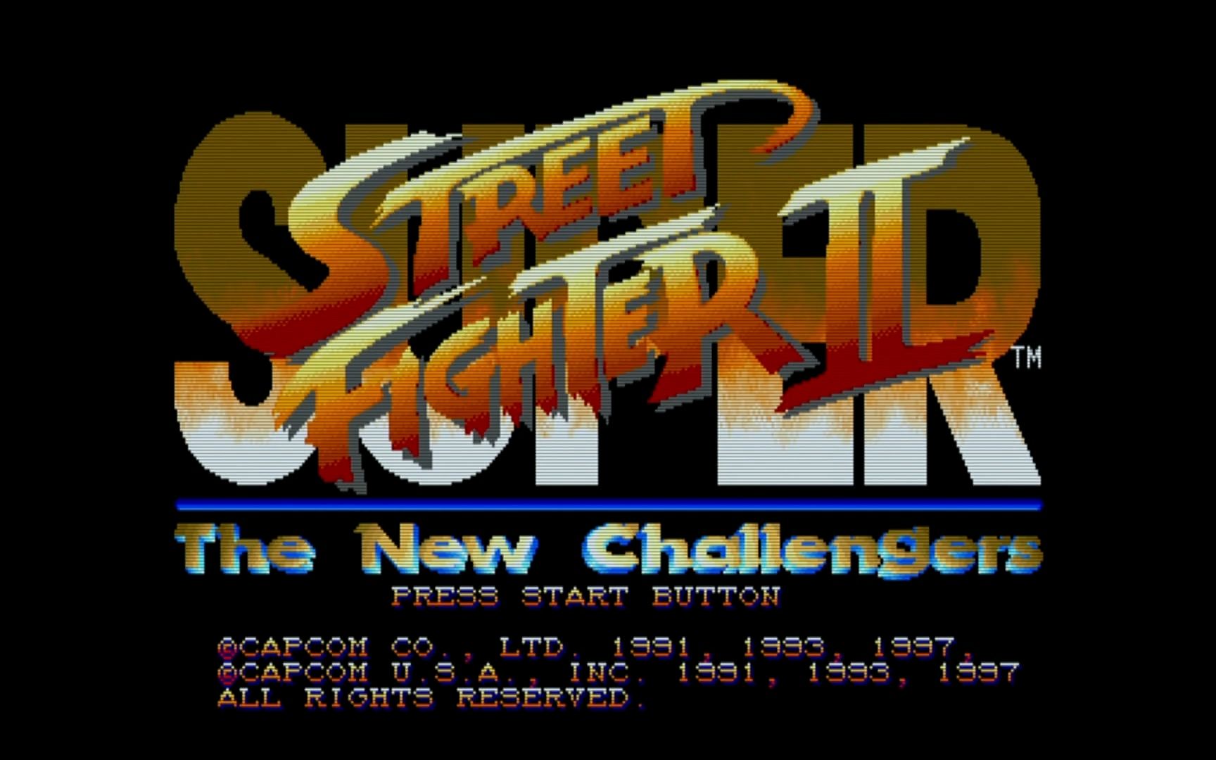 [图]SS Saroo 16人街霸美版 Super Street Fighter II  通关视频