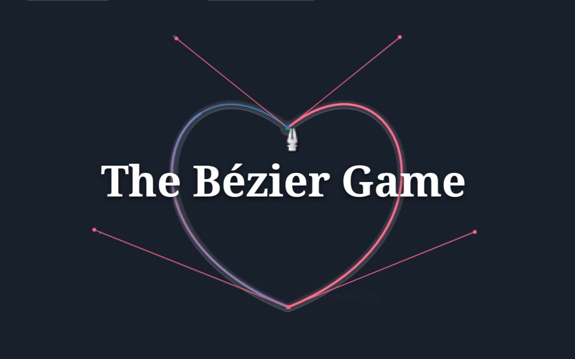 The B㩺ier Game|小游戏练习钢笔工具哔哩哔哩bilibili