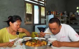 漏风棉袄的一天，跟着胡大爷去摸鱼，回家做一盆土豆烧排骨，香辣入味又解馋