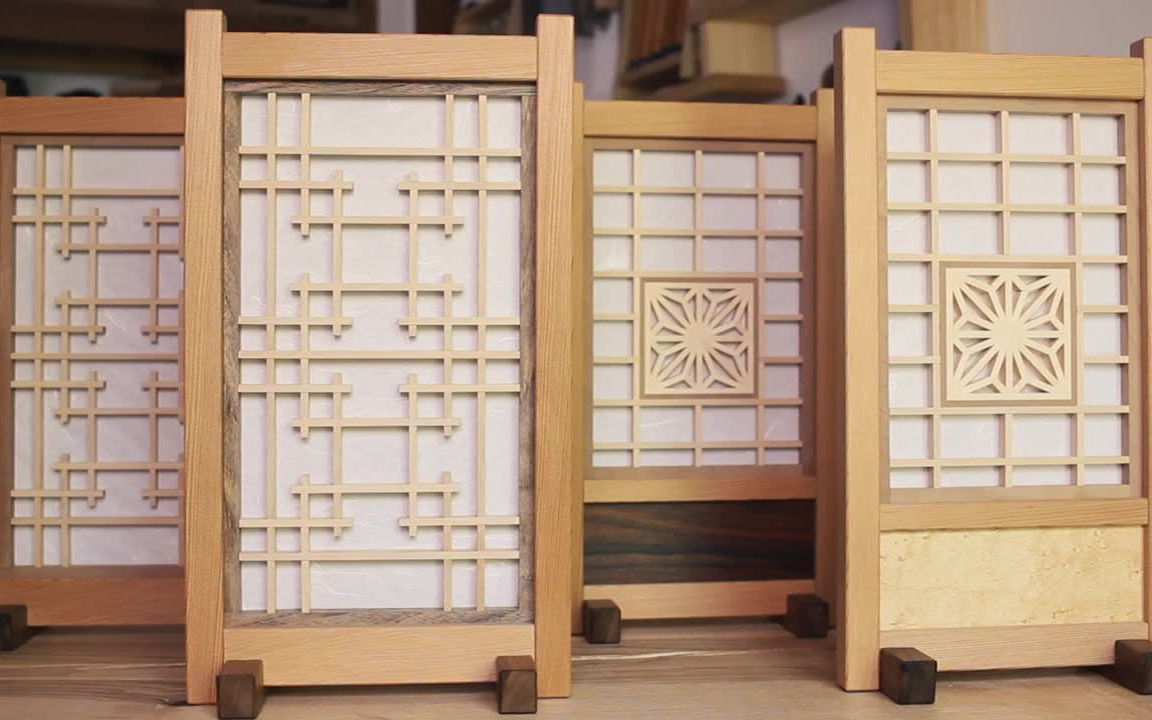 【木工DIY产品】制作日本Shoji Screens 小型装饰面板哔哩哔哩bilibili