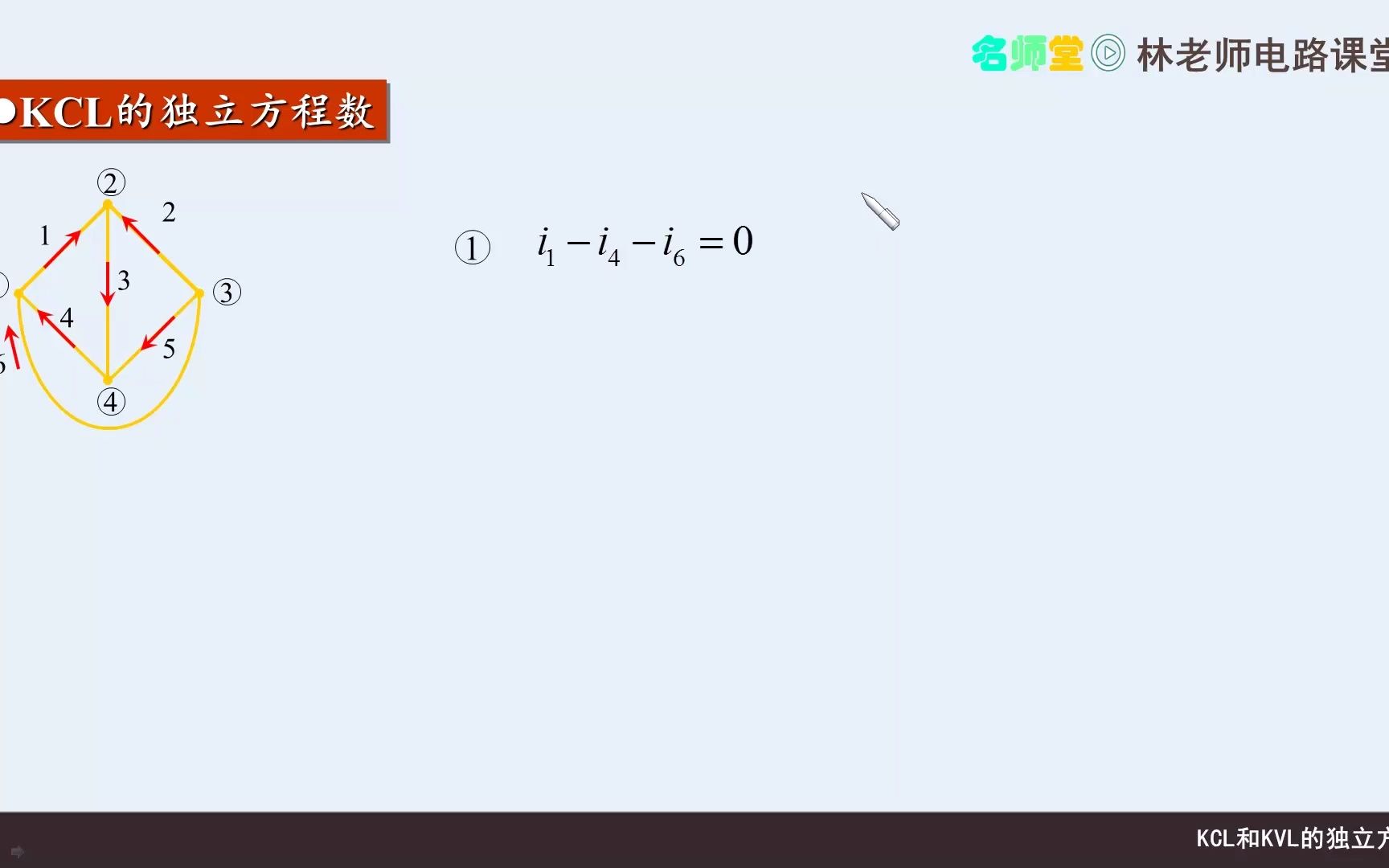 3.2kcl和kvl的独立方程数哔哩哔哩bilibili