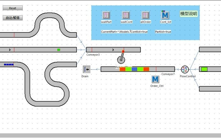 关于Plant simulation16.0中按订单配件仿真模型实验——拉动生产模式哔哩哔哩bilibili