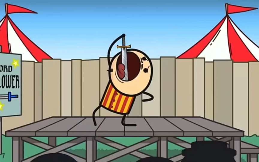 (氰化欢乐秀)吞剑