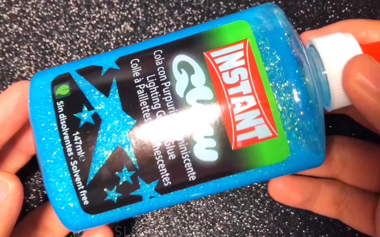 slime第一次尝试用国外夜光胶水做史莱姆