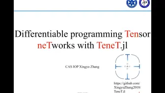 张兴宇 — Differentiable programming tensor networks with TeneT.jl