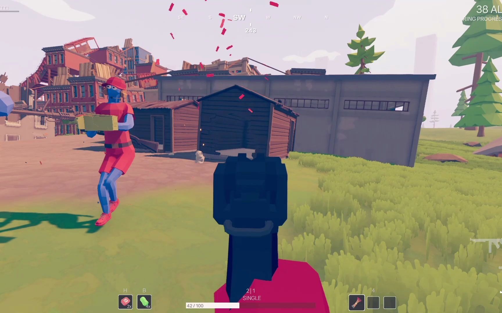 【却无名】|全面吃鸡模拟器|我超厉害的好不好_哔哩哔哩 (゜-゜)つロ