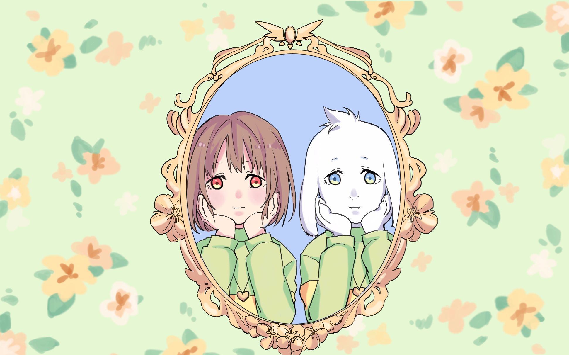 【undertale】chara和asriel想要變得可愛.