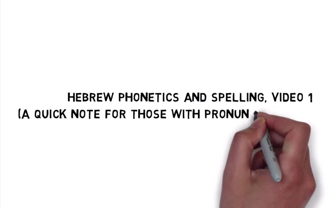 现代希伯来语字母发音|Hebrew Pronunciation  Flurent Forever|英语生肉哔哩哔哩bilibili