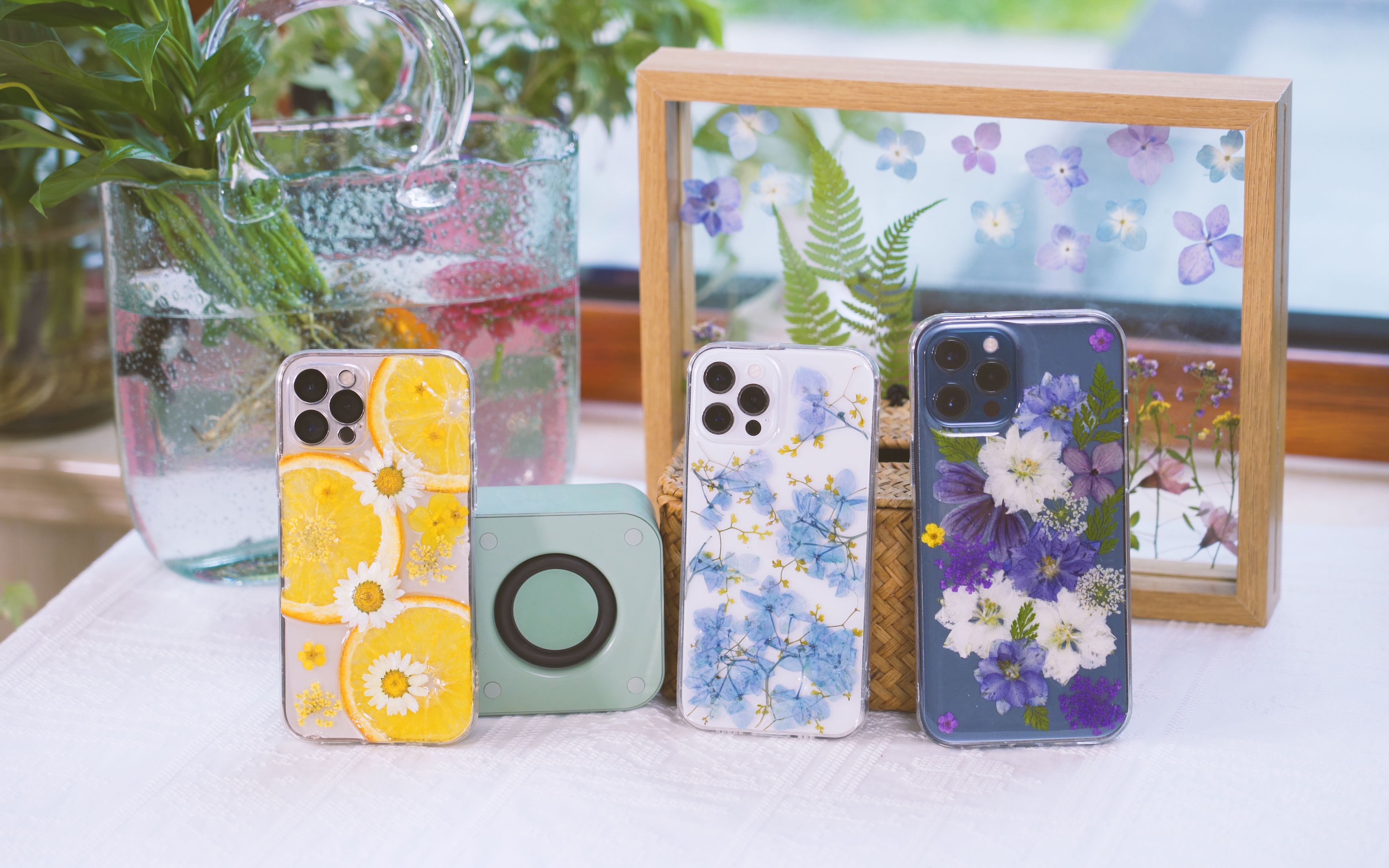 【压花手机壳】像手捧鲜花