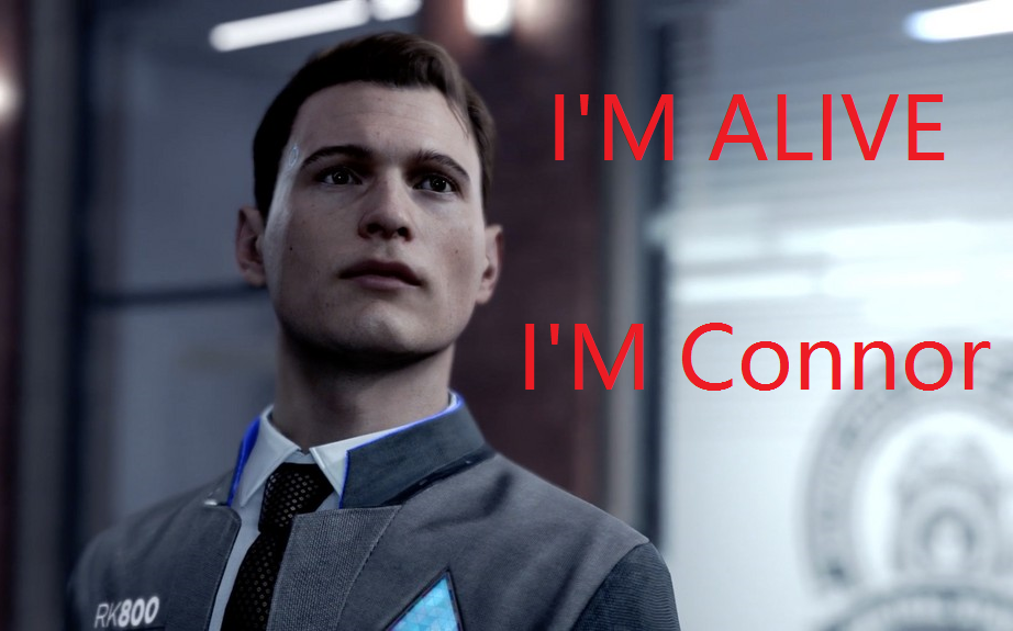 [图]底特律：变人——康纳燃向 I‘m alive.I’m Connor.