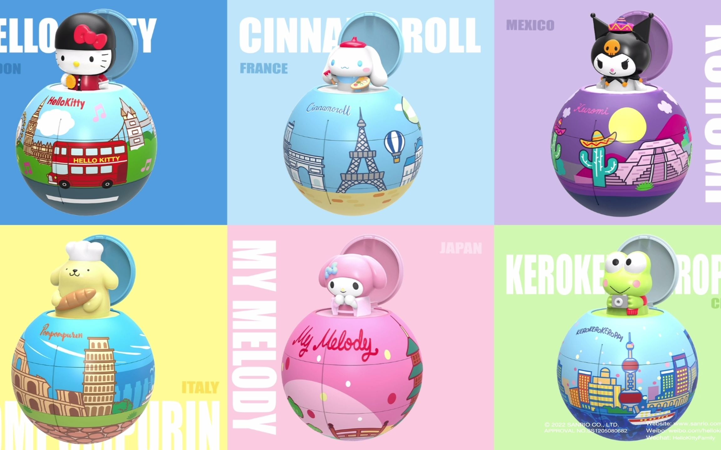 【灵动创想】三丽鸥家族-惊喜立体拼图之环游和转转巧克力系列_哔哩