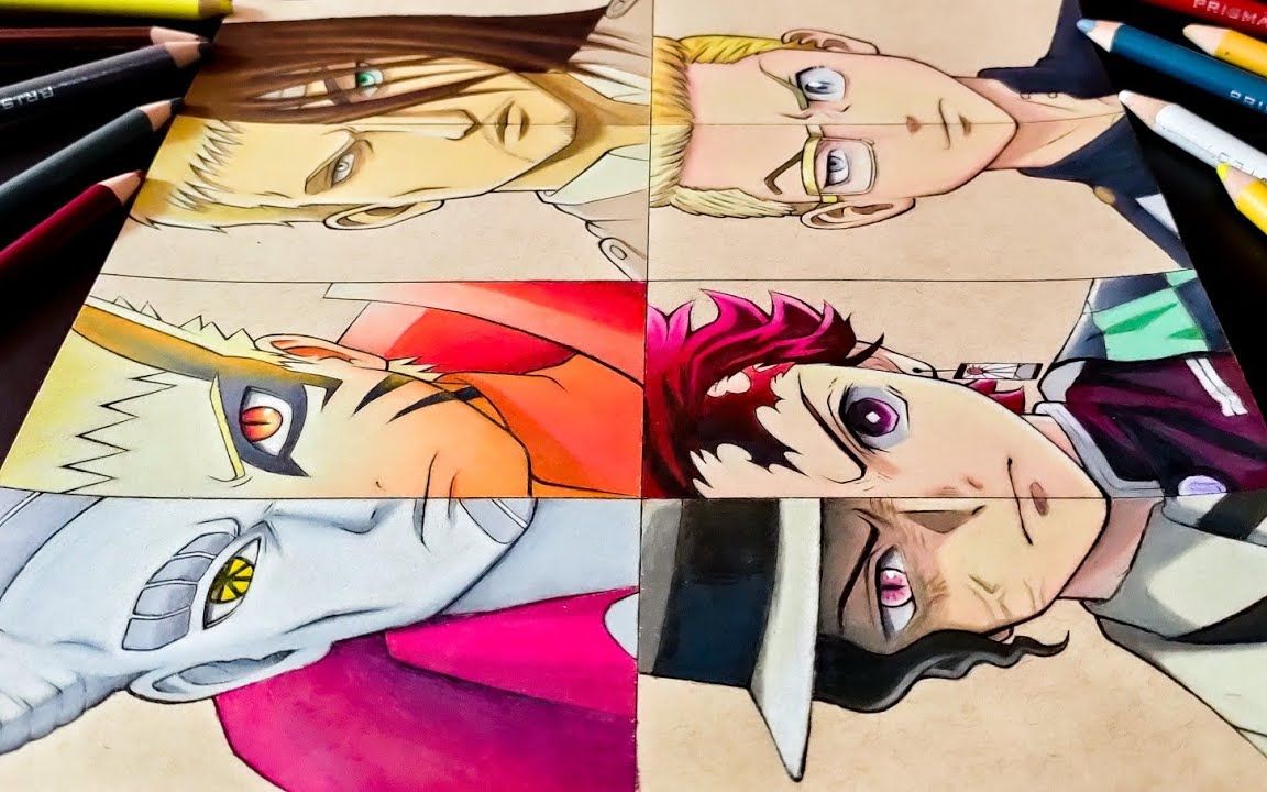 画8个正邪对立的动漫角色!眼大即正义?