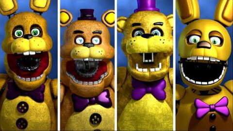 FNAF AR Fixed Withered Animatronics Workshop Animations 