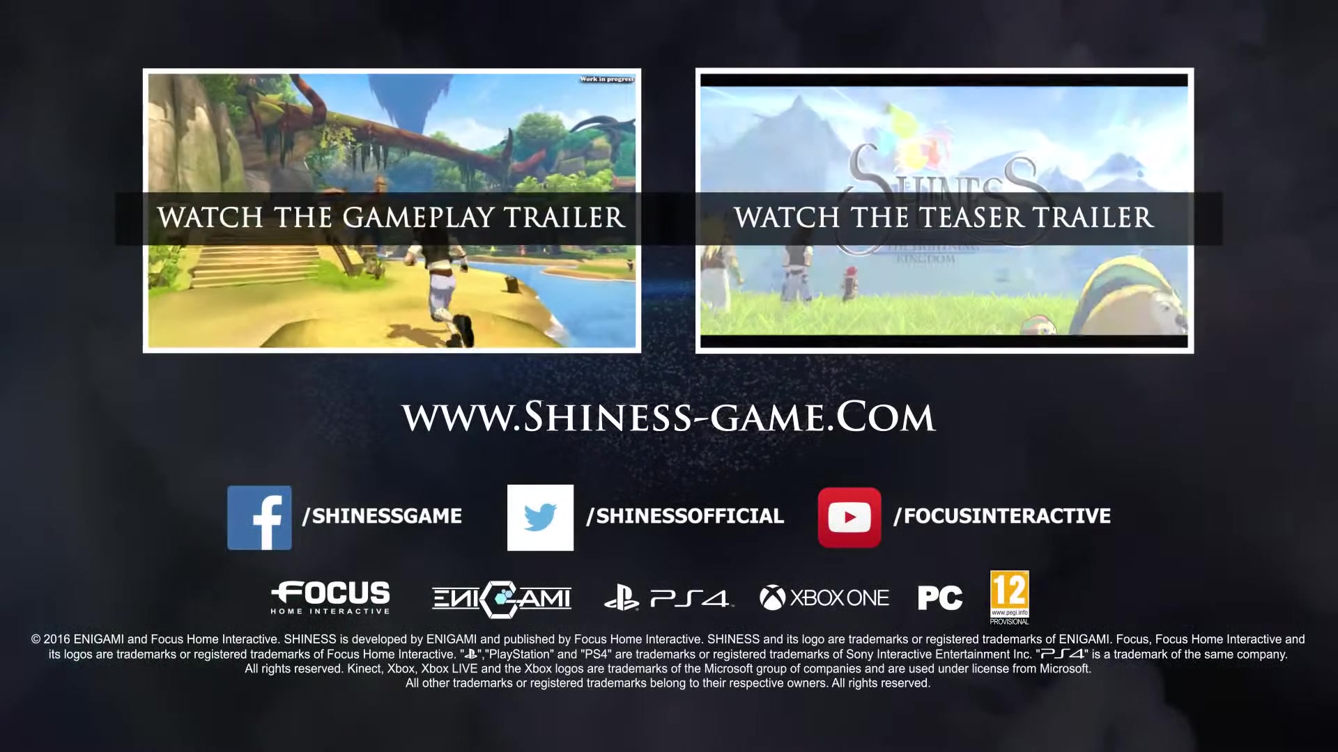 [图][Gamescom 2016] Shiness - Gamescom Trailer