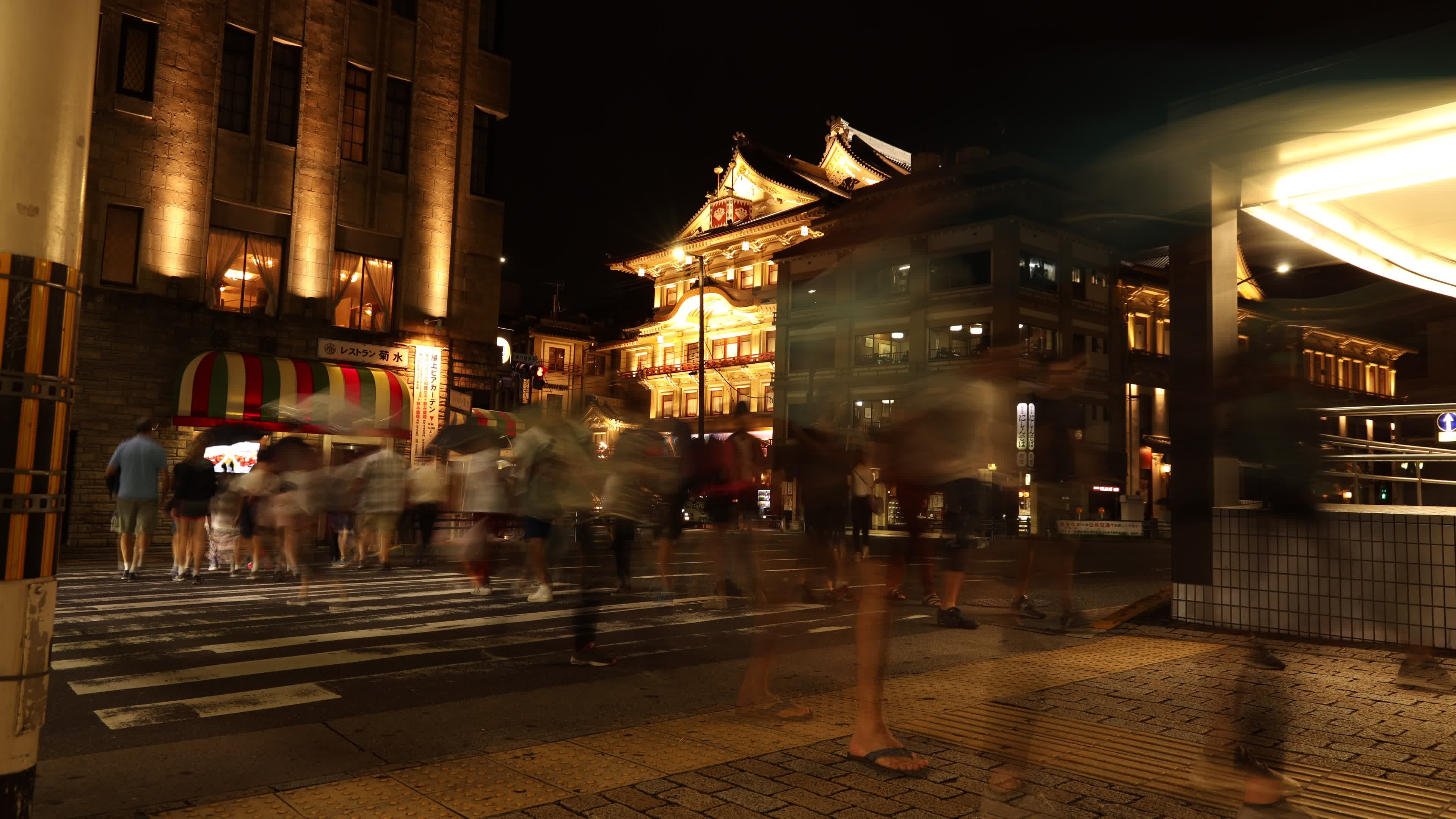 [京都tokyo]延时摄影 马路间穿梭的人流 eos r 4k延时(要看简介哦!