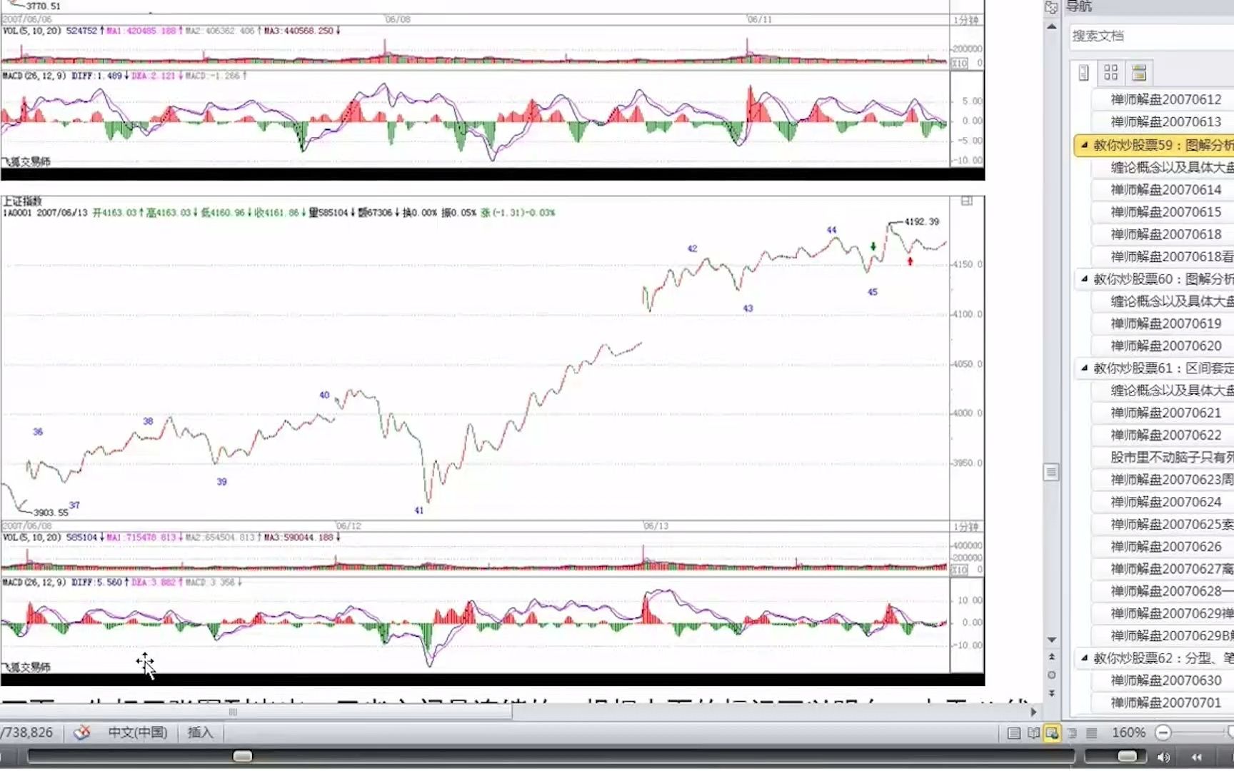 [图]逐句读缠-教你炒股票59：图解分析示范四