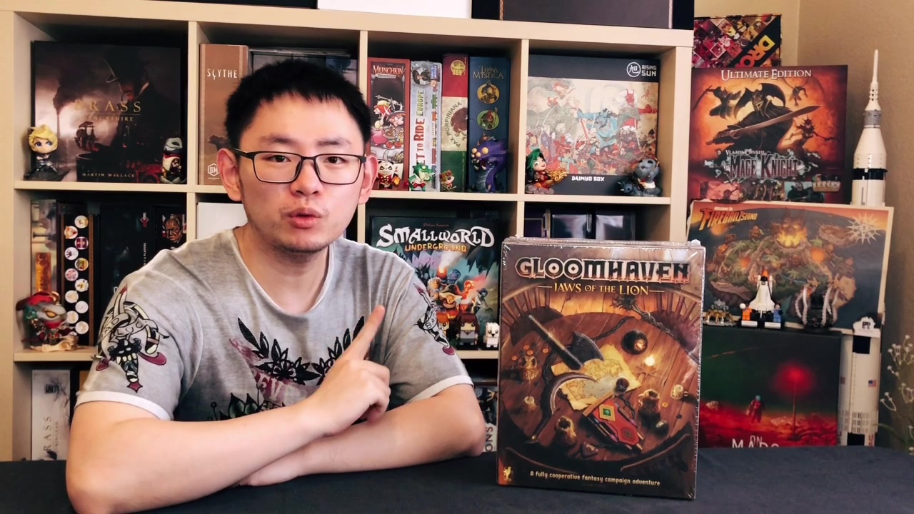 [图]【马大姐桌游】024-幽港迷城：雄狮之颚 Gloomhaven：jaws of the lion