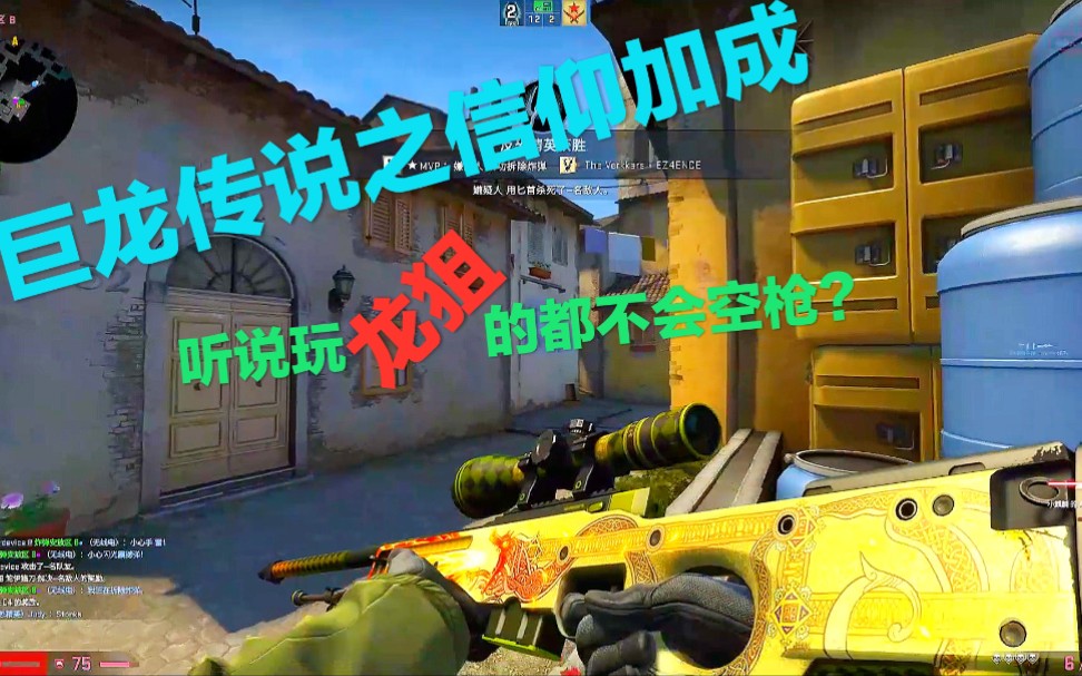 CSGO:崭新龙狙,称霸全场,队友发枪,绝不空枪!哔哩哔哩bilibili