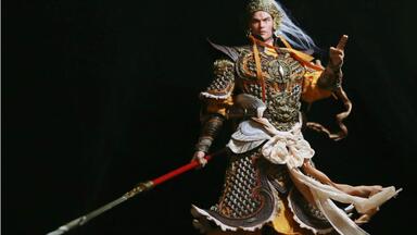 武侠经典兵人开箱ANITOYS 1/6射雕英雄传郭靖原著金庸武侠正版