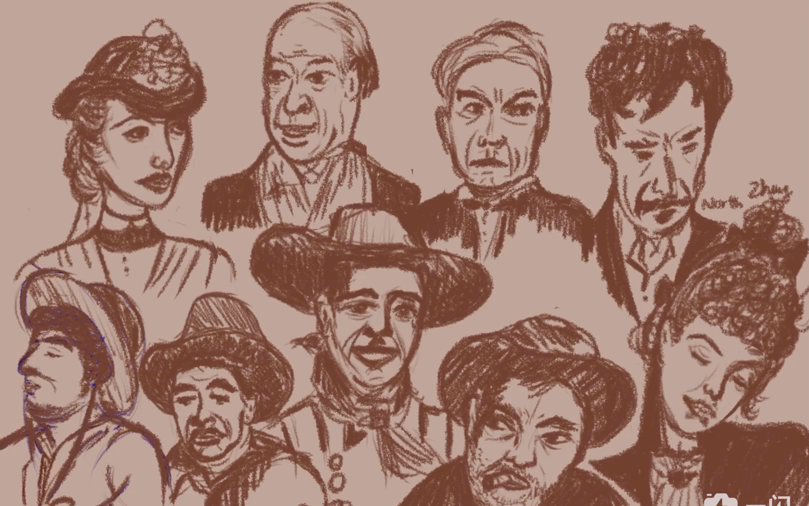 关山渡-群像速写