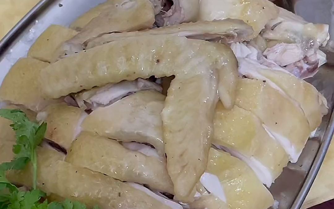 半只鸡摆盘详细教程