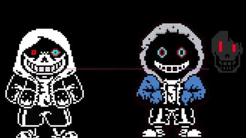 dust sans vs dust dust sans fight! (Animation)_哔哩哔哩_bilibili