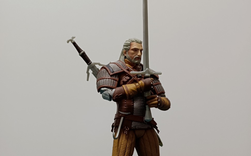 麦克法兰金标杰洛特巫师3白狼打桩机摆拍