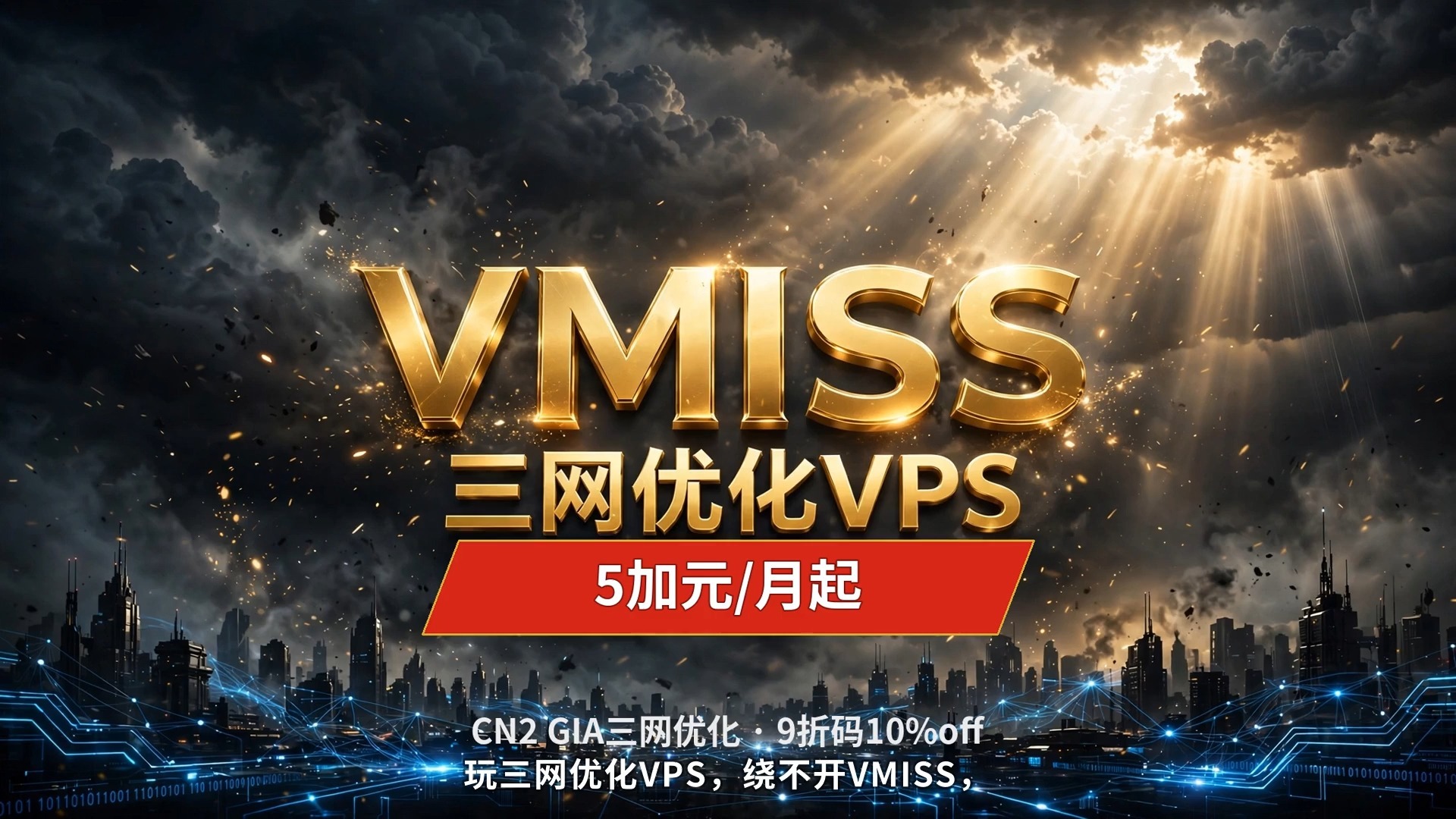 VMISS三网优化VPS测评:香港/洛杉矶线路实测,5加元/月起,建站首选